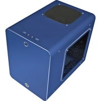 RAIJINTEK METIS PLUS, Boîtier PC Bleu, 2x USB-A 3.2 (5 Gbit/s), 1x Audio, Window-kit