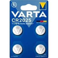 VARTA Pile bouton lithium CR2025, 3 volts, Batterie 