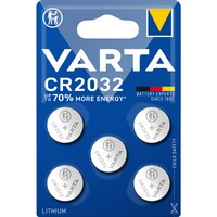 Varta 06032 Batterie à usage unique CR2032 Lithium Batterie à usage unique, CR2032, Lithium, 3 V, 5 pièce(s), 230 mAh
