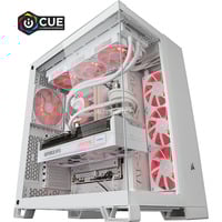 ALTERNATE ALT-ICUECS-AMD-003, PC gaming Blanc/transparent