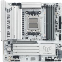 ASUS TUF GAMING B850M-PLUS WIFI7 WHITE carte mère socket AM5 2.5Gb-LAN, Wi-Fi 7, BT, Sound, µATX