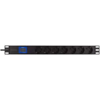 BlueWalker PowerWalker PDU LC-10A 7x CEE 7/3 (entrée IEC C14) Noir, 7x prises