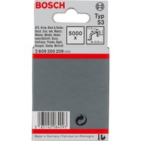 Bosch Agrafes en fil fin, type 53, 6/11,4mm, Clip 
