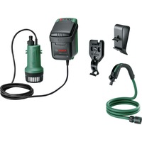 Bosch Pompe à eau sans fil GardenPump 18V-2000, Pompe submersible et pression Vert/Noir