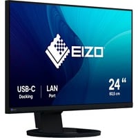 EIZO FlexScan EV2490-BK 24" Moniteur Noir, 1x DisplayPort, 1x HDMI, 2x USB-C, 3x USB-A, 1x RJ-45