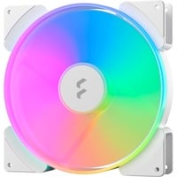 Fractal Design Prisma AL-18 ARGB PWM ventilateur de boîtier Blanc, 180 x 180 x 38 mm