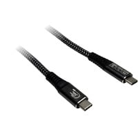 Inter-Tech Câble USB 3.2 Gen2x2, connecteur USB-C > connecteur USB-C Noir