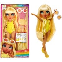 MGA Entertainment Rainbow High Maillot&Vêtem. Sunny, Poupée Rainbow High Maillot&Vêtem. Sunny, Poupée mannequin, Femelle, 4 an(s), Garçon/Fille, 280 mm, Multicolore
