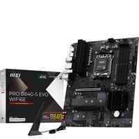 MSI PRO B840-S EVO WIFI6E carte mère socket AM5 Noir/Argent
