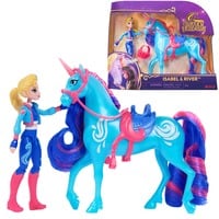 Spin Master Coffret Licorne Et Poupee River Et Isabel Unicorn Academy, Figurine Coffret Licorne Et Poupee River Et Isabel Unicorn Academy, Poupée mannequin, Femelle, 4 an(s), Fille, 115 mm, 180 g