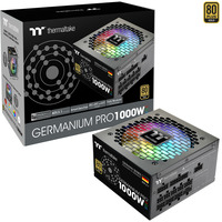 Thermaltake Germanium Pro RGB alimentation modulaire 1000 watt Noir, 1x 12V-2x6, 5x PCIe