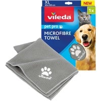 Vileda Serviette en microfibre Pet Pro XL Gris