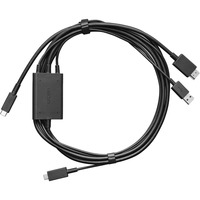 Wacom Câble One 3 en 1, 2 mètres Noir