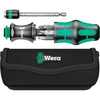 Wera Kraftform Kompakt 25, 7 pièces, Clés mixtes à cliquet Noir/Vert