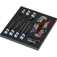 Wera Schaumstoffeinlage Stainless Set 1, Tournevis Noir/multicolore