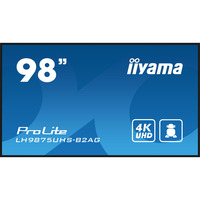 iiyama LH9875UHS-B2AG, Affichage public Noir (Mat)