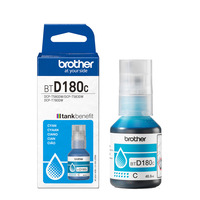 Brother BTD180C Bouteille d'encre cyan originale Original, Cyan, Brother, DCP-T580DW, DCP-T583DW, DCP-T780DW, 5000 pages, 1 pièce(s)