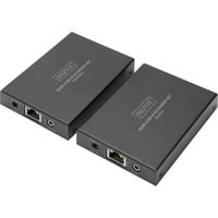 Digitus Set d'extension HDMI KVM IP, 150 mètres Noir