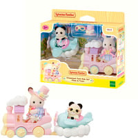 EPOCH Traumwiesen Sylvanian Families - Set de jeu parc d'attractions Promenade en train, Jouets de construction 
