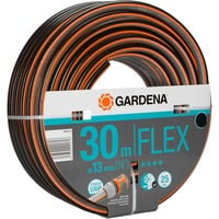 GARDENA Tuyau Comfort FLEX 13 mm (1/2") Noir/Orange, 30 m, Noir, Gris, Orange, Tuyau seulement, 25 bar, 1,3 cm, 1/2