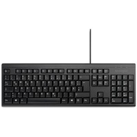 Kensington KB100 EQ Clavier filaire Noir, Layout DE, Taille réelle (100 %), Avec fil, USB, Clavier à membrane, QWERTZ, Noir