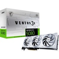 MSI GeForce RTX 5080 VENTUS 3X OC WHITE, Carte graphique 1x HDMI, 3x DisplayPort