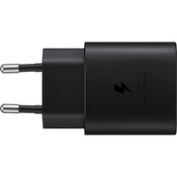 SAMSUNG 25W Fast Charger USB-C, Chargeur Noir, avec câble