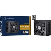 SilverStone HELA 850R Platinum, alimentation  modulaire 850 watt Noir, 3x PCIe, 4x PCIe, Gestion des câbles