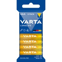 Varta 4106 Batterie à usage unique AA Alcaline Batterie à usage unique, AA, Alcaline, 1,5 V, 8 pièce(s), Bleu, Jaune