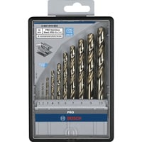 Bosch Coffrets de forets à métaux rectifiés HSS-Co (cobalt), Jeu de mèches de perceuse 
