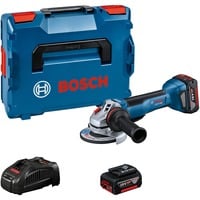 Bosch GWS 18V-10P PROFESSIONAL meuleuse d'angle 12,5 cm 9000 tr/min 1,9 kg Bleu/Noir, 9000 tr/min, 12,5 cm, Batterie, 1,9 kg, Moteur sans balai