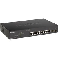 D-Link DGS-1100-10MPV2 Géré L2 Gigabit Ethernet (10/100/1000) Connexion Ethernet, supportant l'alimentation via ce port (PoE) 1U Noir, Switch Géré, L2, Gigabit Ethernet (10/100/1000), Connexion Ethernet, supportant l'alimentation via ce port (PoE), Grille de montage, 1U