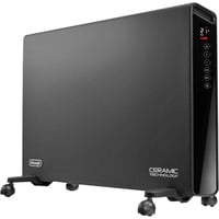 DeLonghi HX65L22 Intérieure Gris 2200 W Chauffage électrique à convecteur, Convecteur niveau Anthracite, Chauffage électrique à convecteur, Vitrocéramique, 24 h, Intérieure, Sol, Gris