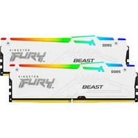 Kingston FURY 64 Go DDR5-6400 (2x 32 Go) mémoire vive Blanc, KF564C32BWEAK2-64, XMP 3.0, EXPO 1.1