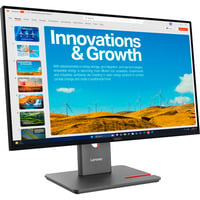 Lenovo ThinkVision P24QD-40 Moniteur 23.8" Noir, 1x DisplayPort, 1x HDMI, 2x USB-C, 4x USB-A, 1x RJ-45, 120 Hz, 60,5 cm (23.8"), 2560 x 1440 pixels, Quad HD, LCD, 6 ms, Noir