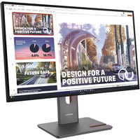 Lenovo ThinkVision P24QD-40 Moniteur 27"  Noir, 60,5 cm (23.8"), 2560 x 1440 pixels, Quad HD, LCD, 6 ms, Noir