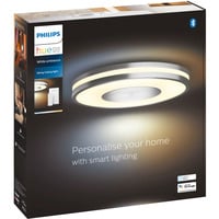 Philips Hue White Ambiance Being Plafonnier, Lumière LED Argent