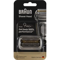 Procter & Gamble Series 9 96M Tête de rasage Argent, Tête de rasage, 1 tête(s), Noir, Acier inoxydable, 18 mois, Braun, Series 9+ Pro