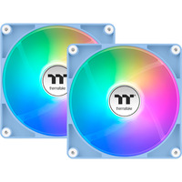 Thermaltake CT140 ARGB Sync PC Cooling Fan Hydrangea Blue ventilateurs de boîtier Bleu clair, 2 pièces, 140 x 140 x 25 mm, PWM