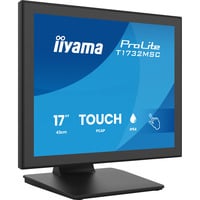 iiyama ProLite T1732MSC-B2S 17" Moniteur tactile Noir (Mat), 1x DisplayPort, 1x HDMI, 1x VGA
