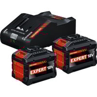 Bosch Set de démarrage EXPERT 18V, 2x EXBA 18V-150 + chargeur EXAL18V-160, Bundle Noir