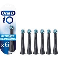 Braun iO Ultimate Clean 418184 tête de brosses 6 pièce(s) Noir, Tête brosse à dent électrique Noir, 6 pièce(s), Noir, Oral-B