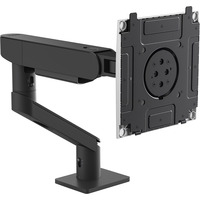 Dell Pro Schwerlast Single-Monitorarm HDA26, Support de moniteur Noir/Argent