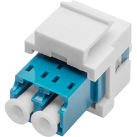 Digitus Accoupleur fibre optique, duplex, LC > prise LC, monomode OS2, Raccord Bleu