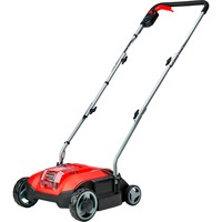 EINHELL Souffleur de feuilles sans fil GC-SC 18/28 Li, Scarificateur Rouge/Noir