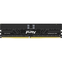 Kingston FURY FURY 16 Go 6000 MT/s DDR5 ECC Reg CL32 DIMM Renegade Pro EXPO, Mémoire vive Noir, 16 Go, 1 x 16 Go, DDR5, 288-pin DIMM, Noir