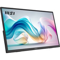MSI PRO MP165DE E6 15.6" Moniteur Noir, 1x HDMI, 2x USB-C, 39,6 cm (15.6"), LED, 1920 x 1080 pixels, Full HD, 16:9, 4 ms