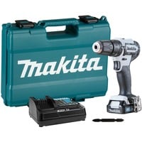 Makita Maki AkkuschlaGoohrschr. HP333DSAW 12V, Perceuse à percussion Blanc/Noir