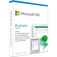 Microsoft 365 Business Standard 1 licence(s) Abonnement Allemand 1 année(s), Logiciel 1 licence(s), 1 année(s), Abonnement