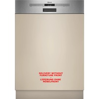 Neff S145ECS15E lave-vaisselle Semi-intégré 14 couverts Acier inoxydable brossé, Semi-intégré, Taille maximum (60 cm), Acier brossé, Acier inoxydable, Boutons, 1,75 m, 1,65 m